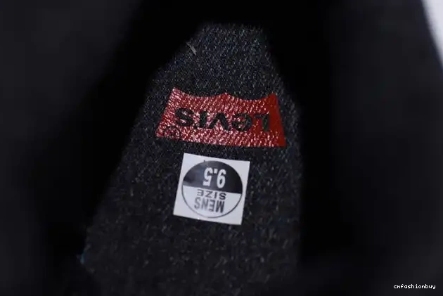 'black' AO2571-001 Air Jordan x 4 Levi's 0701